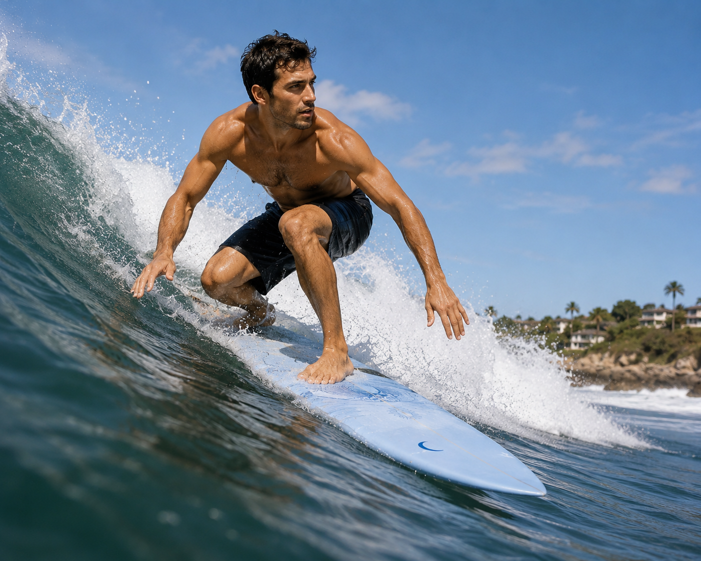 Ocean Horizon Twin Fin Surfboard Performance Fish Surfboard